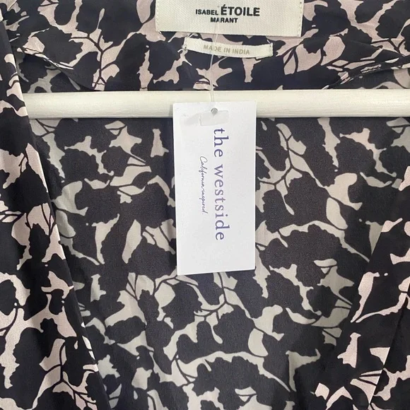 Isabel marant etoile arone long sleeve shirt dress